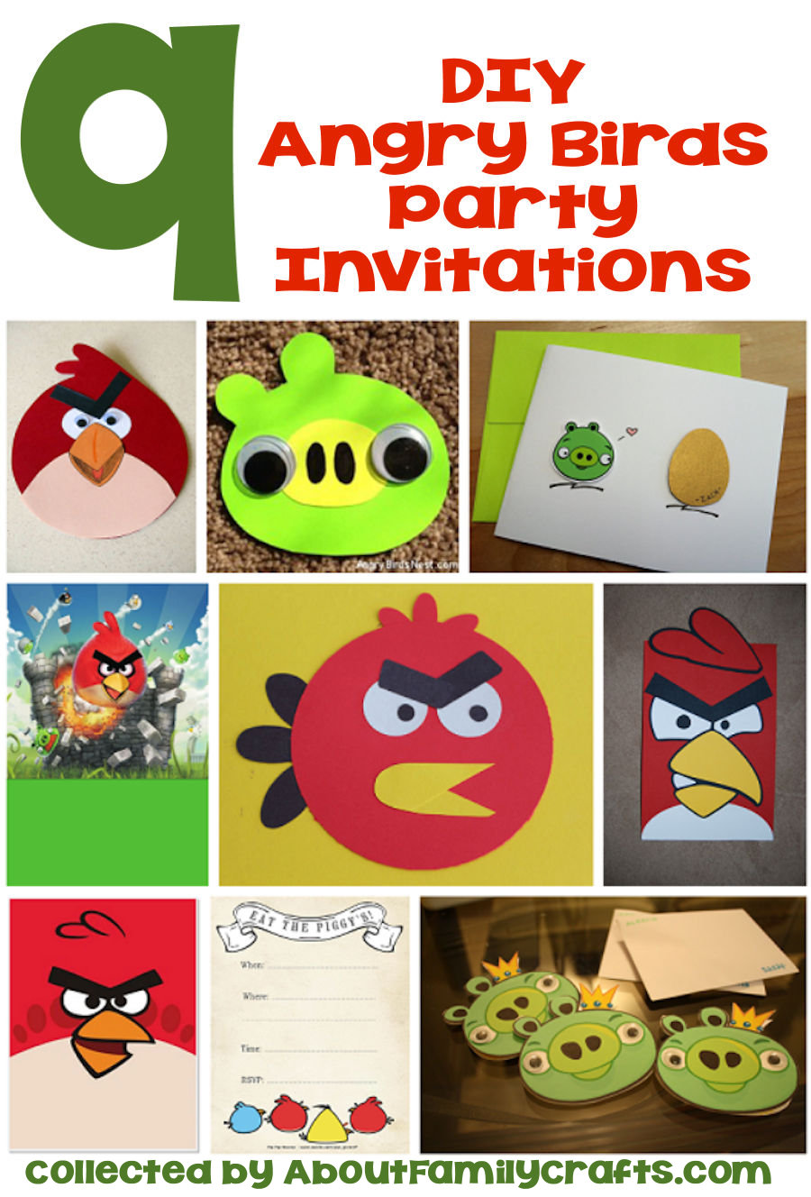 65+ Diy Angry Birds Party Ideas â About Family Crafts